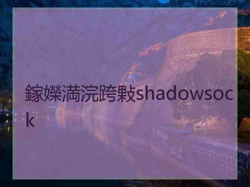 鎵嬫満浣跨敤shadowsock