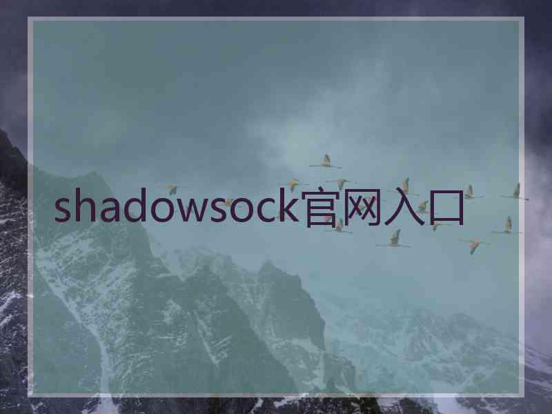 shadowsock官网入口