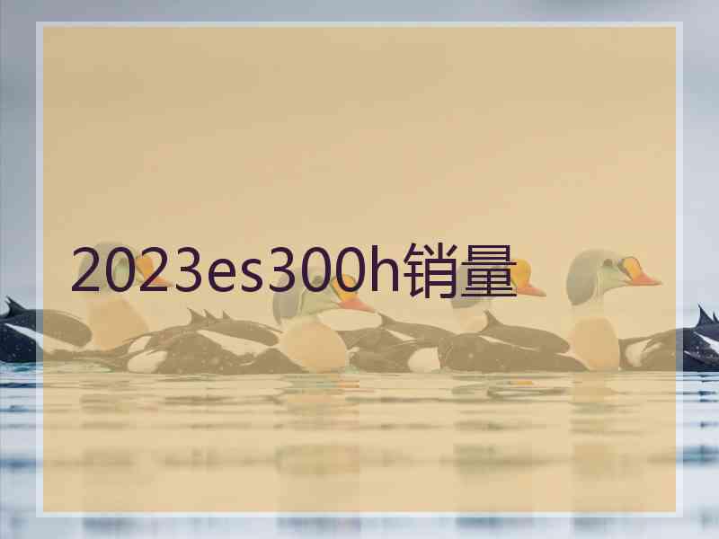 2023es300h销量