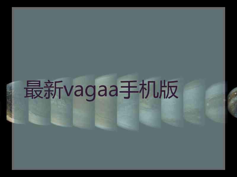 最新vagaa手机版