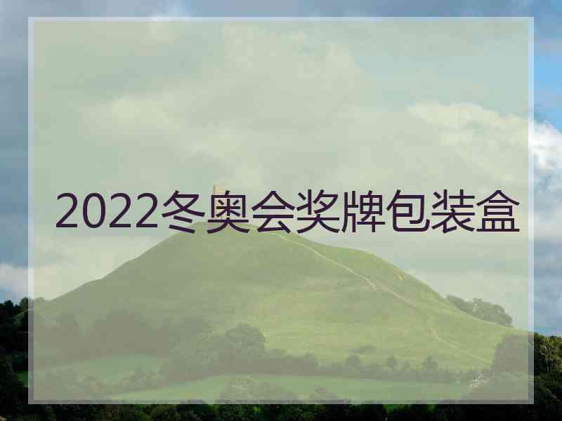 2022冬奥会奖牌包装盒