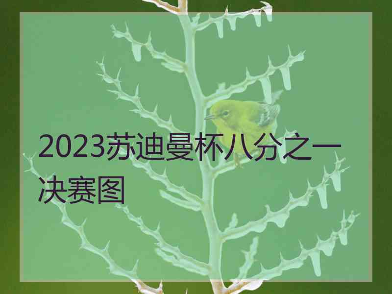 2023苏迪曼杯八分之一决赛图