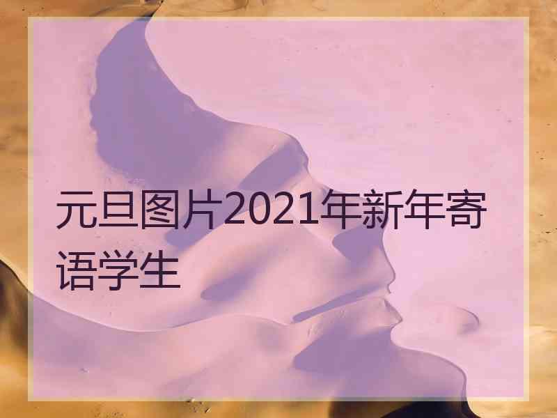 元旦图片2021年新年寄语学生