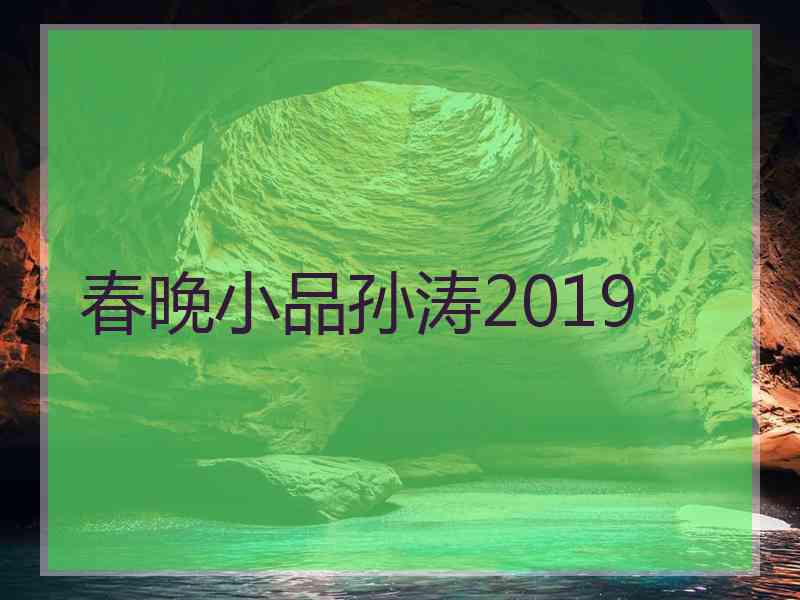 春晚小品孙涛2019