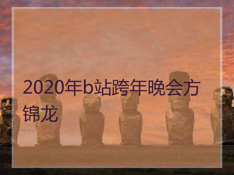 2020年b站跨年晚会方锦龙