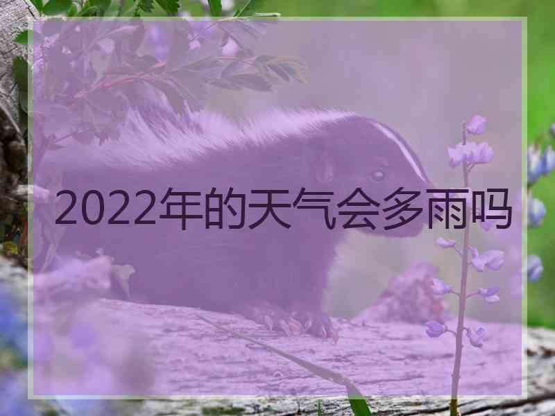 2022年的天气会多雨吗