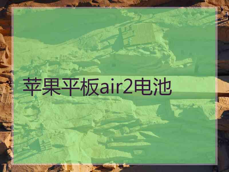 苹果平板air2电池