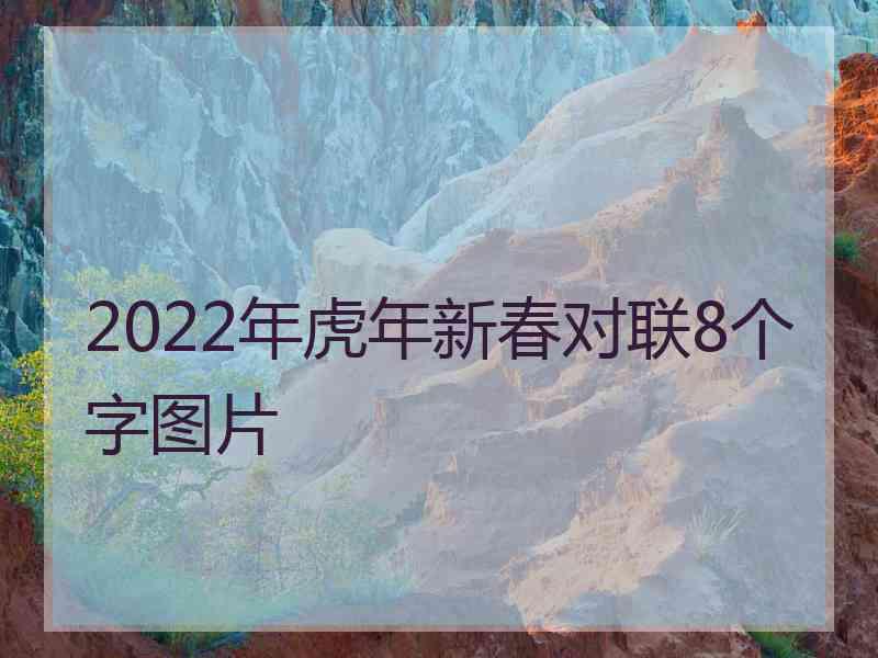 2022年虎年新春对联8个字图片