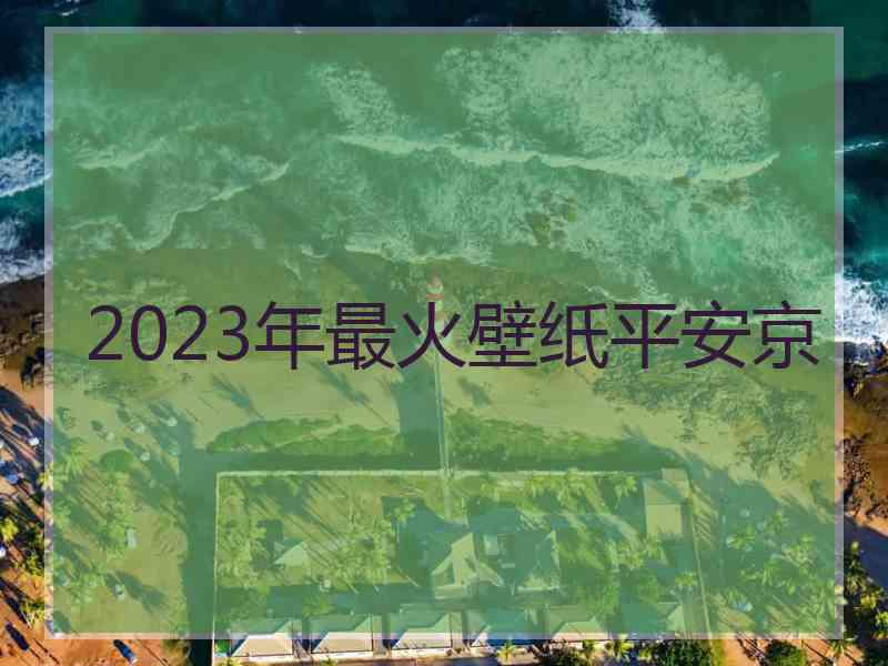 2023年最火壁纸平安京