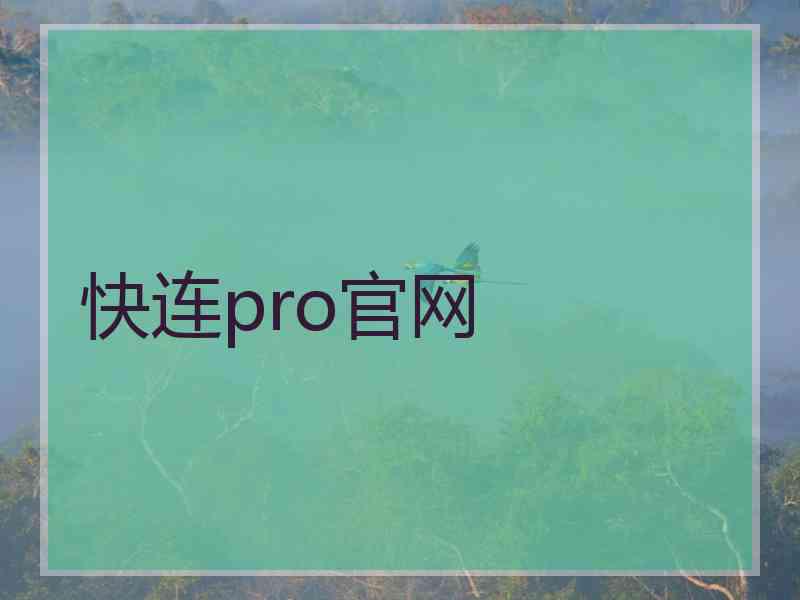 快连pro官网