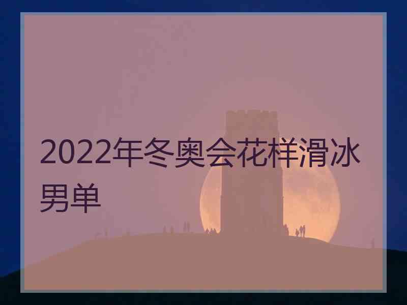 2022年冬奥会花样滑冰男单