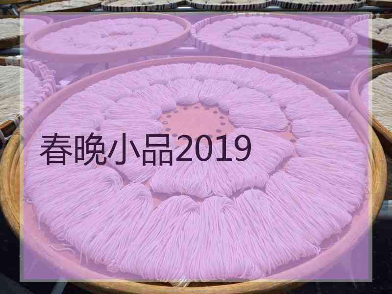 春晚小品2019