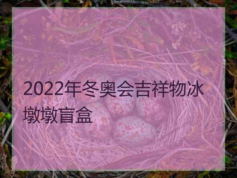 2022年冬奥会吉祥物冰墩墩盲盒