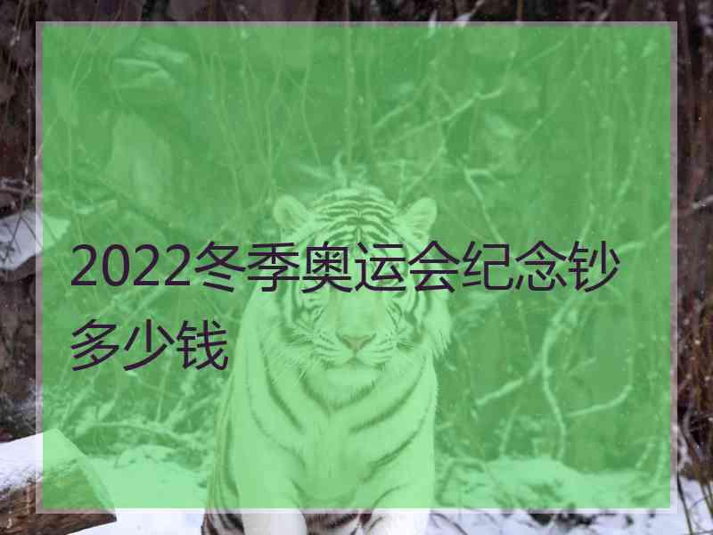 2022冬季奥运会纪念钞多少钱