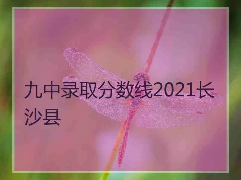 九中录取分数线2021长沙县