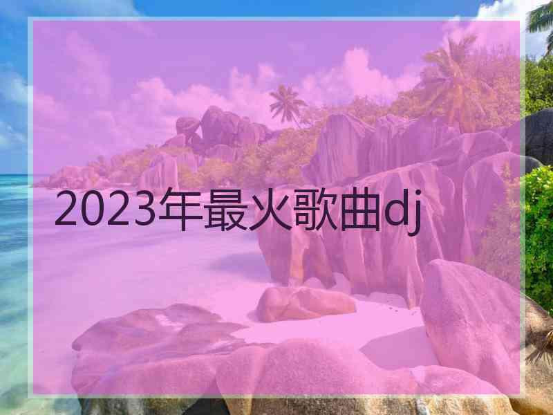 2023年最火歌曲dj