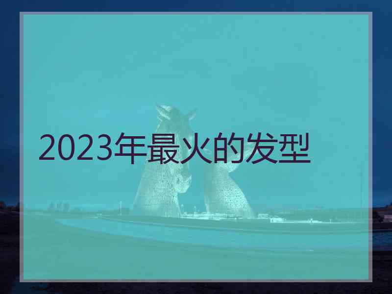 2023年最火的发型