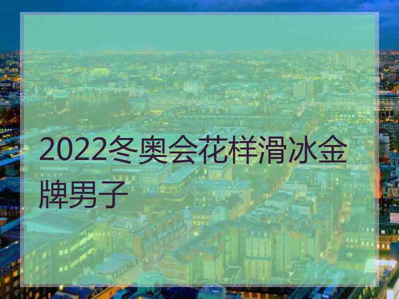 2022冬奥会花样滑冰金牌男子