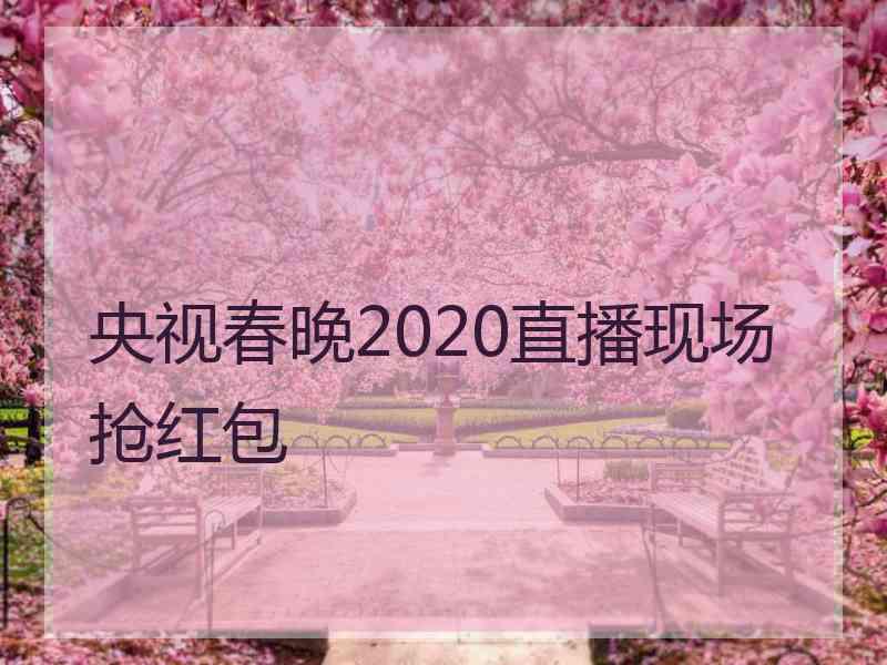 央视春晚2020直播现场抢红包