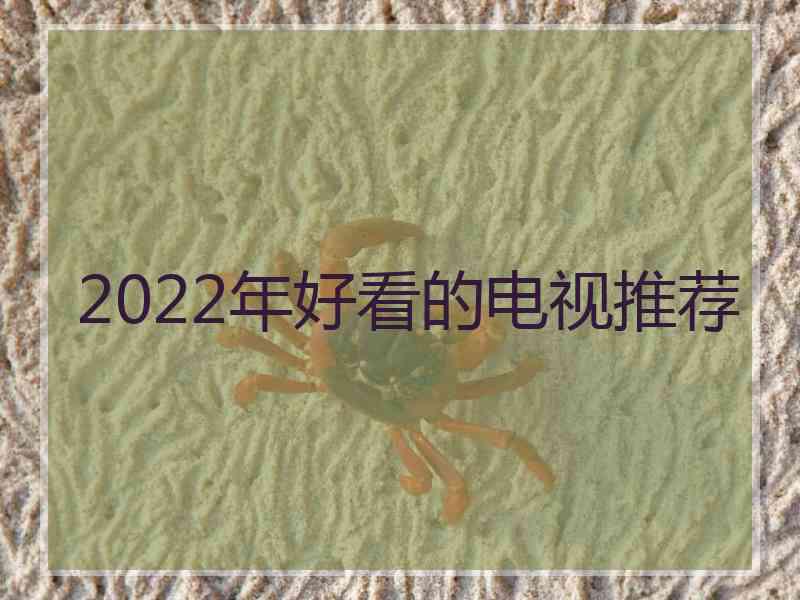 2022年好看的电视推荐