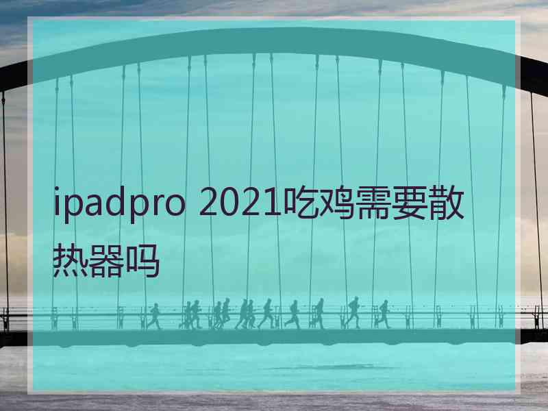 ipadpro 2021吃鸡需要散热器吗