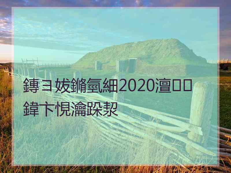 鏄ヨ妭鏅氫細2020澶鍏卞悓瀹跺洯