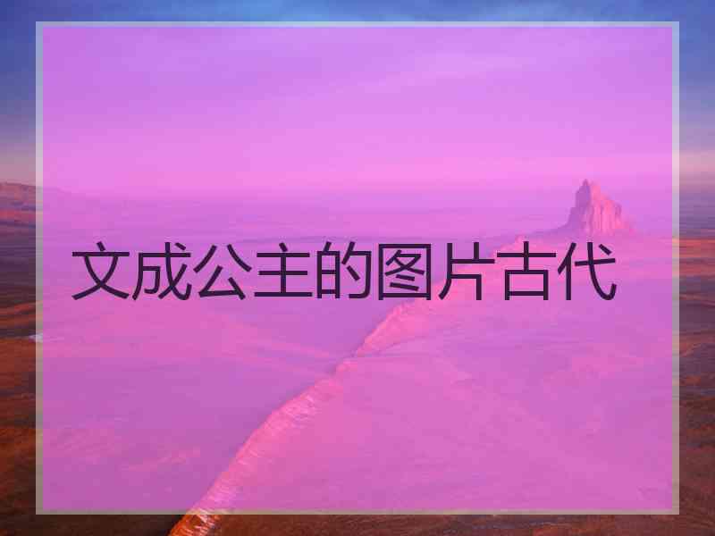 文成公主的图片古代