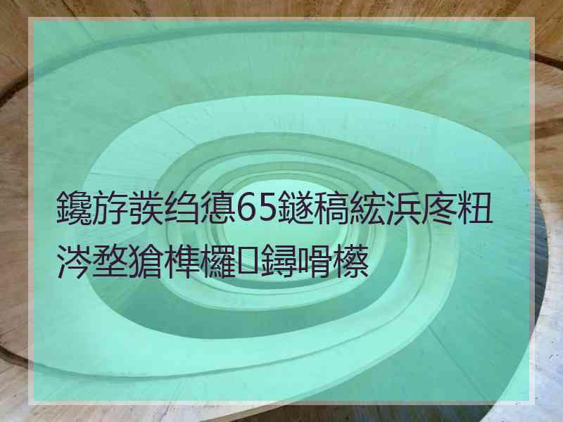 鑱斿彂绉憄65鐩稿綋浜庝粈涔堥獊榫欏鐞嗗櫒