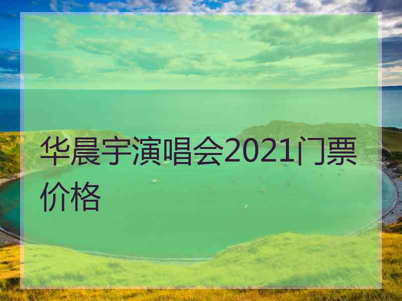 华晨宇演唱会2021门票价格