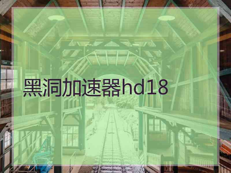 黑洞加速器hd18