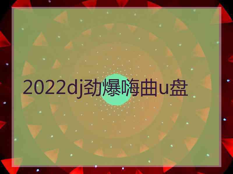 2022dj劲爆嗨曲u盘