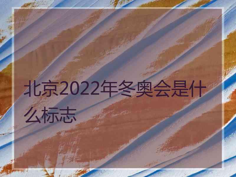 北京2022年冬奥会是什么标志