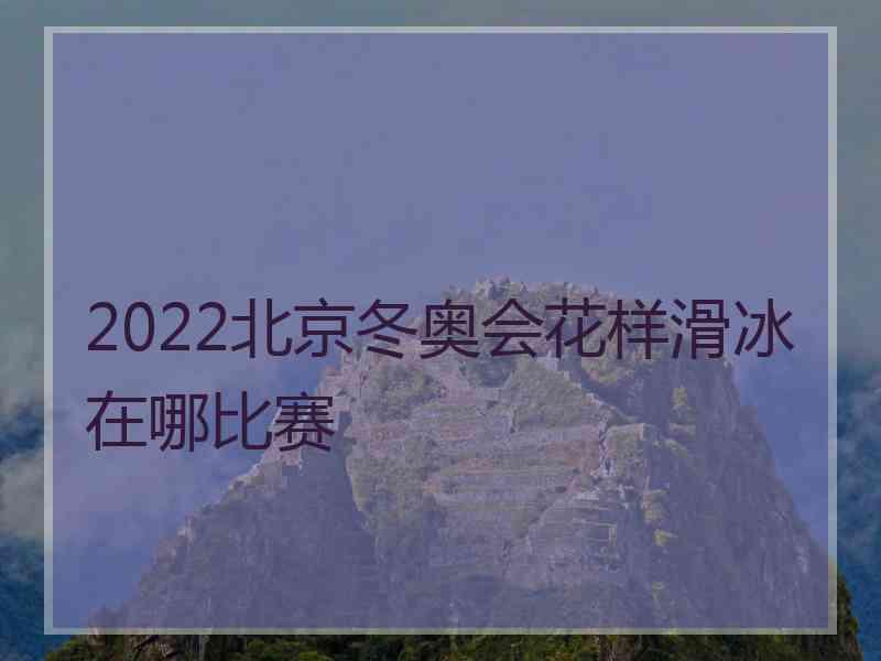 2022北京冬奥会花样滑冰在哪比赛