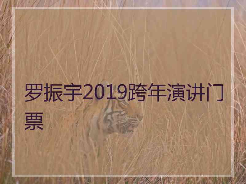 罗振宇2019跨年演讲门票