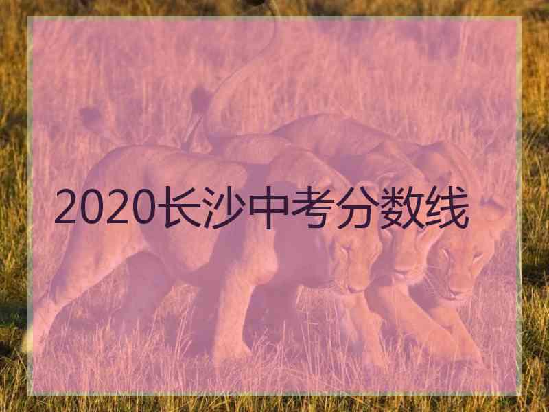 2020长沙中考分数线