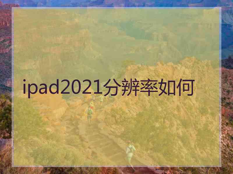 ipad2021分辨率如何