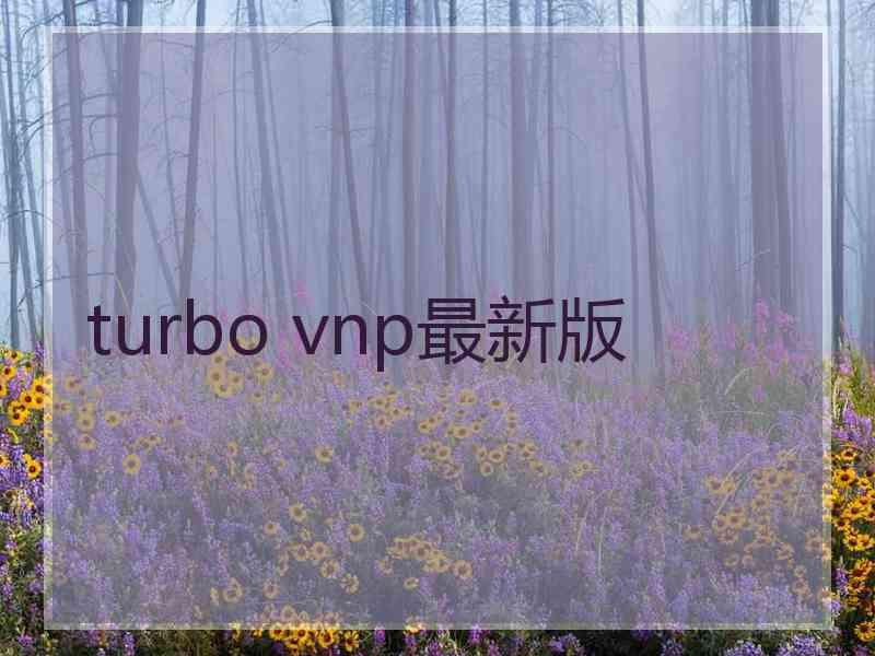 turbo vnp最新版