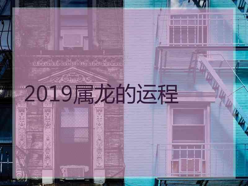 2019属龙的运程