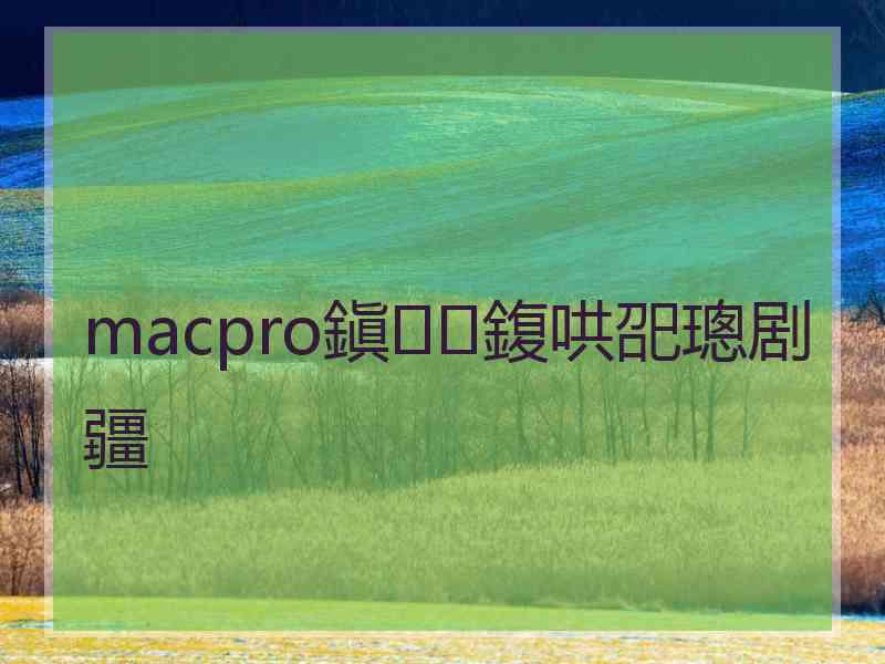 macpro鎭㈠鍑哄巶璁剧疆