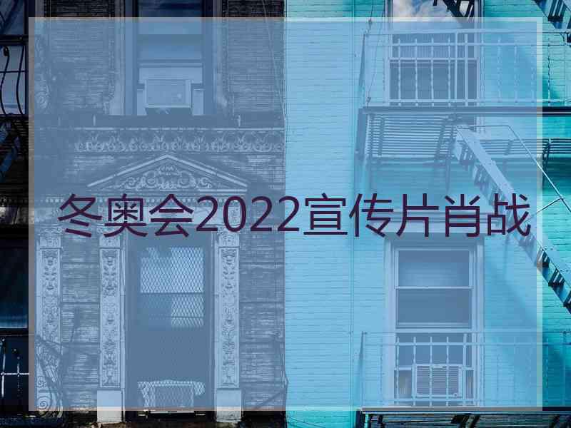 冬奥会2022宣传片肖战