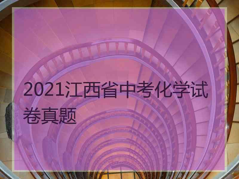 2021江西省中考化学试卷真题