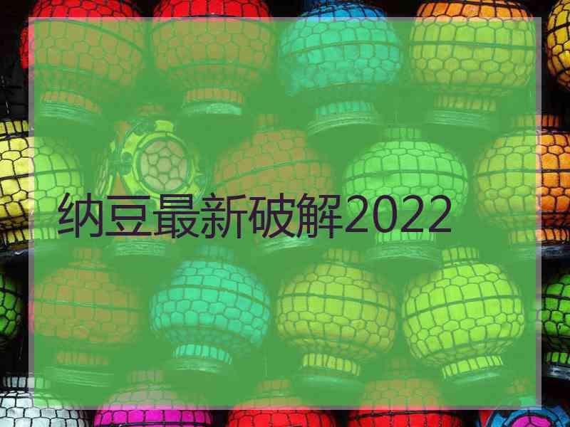 纳豆最新破解2022