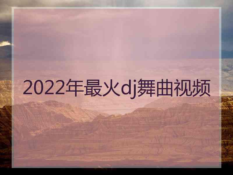 2022年最火dj舞曲视频