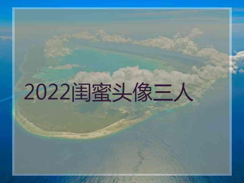 2022闺蜜头像三人