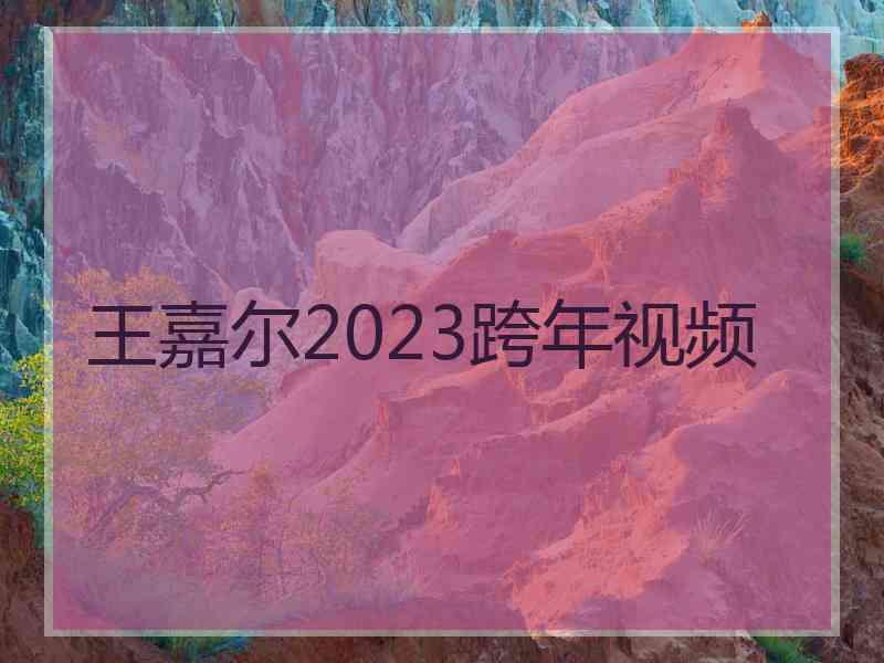 王嘉尔2023跨年视频