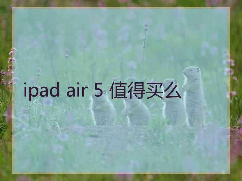 ipad air 5 值得买么