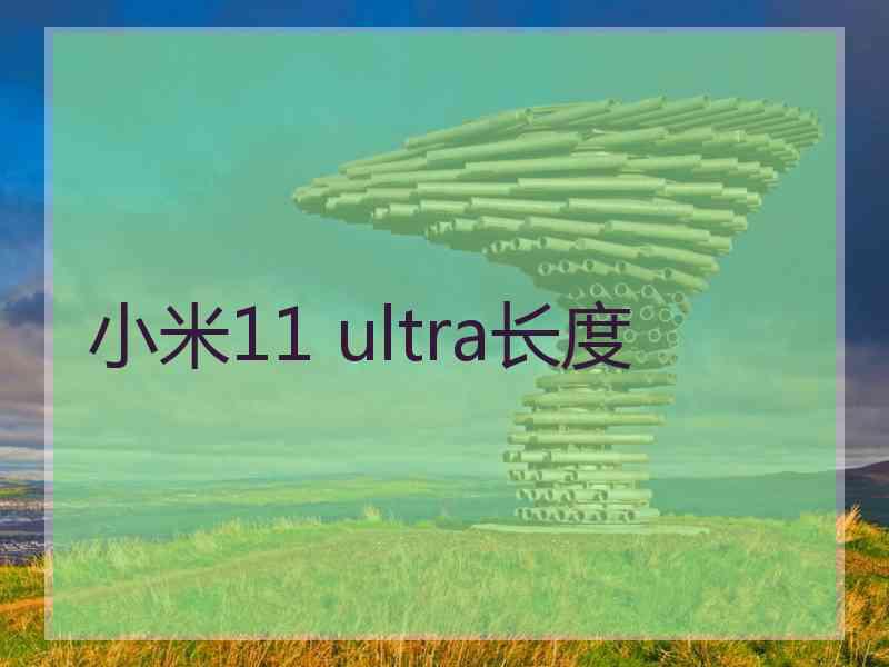 小米11 ultra长度