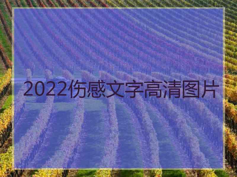 2022伤感文字高清图片