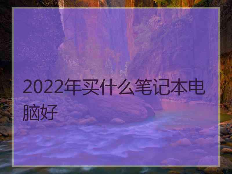 2022年买什么笔记本电脑好