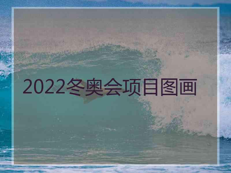 2022冬奥会项目图画